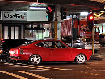 City ride red car