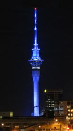 Skytower by night