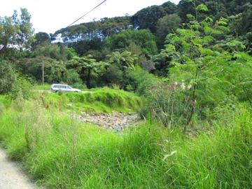 Waiomu zaparkovane auto