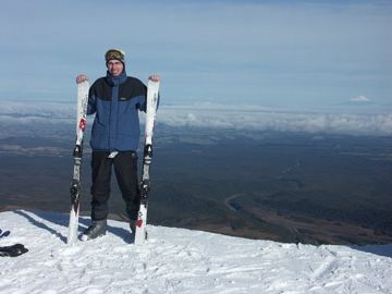 Mt Ruapehu Michal with Mt Taranaki